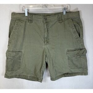 Columbia Men's Size 40 Green Outdoor Hiking 6 Pockets 9" Inseam Cargo‎ Shorts
